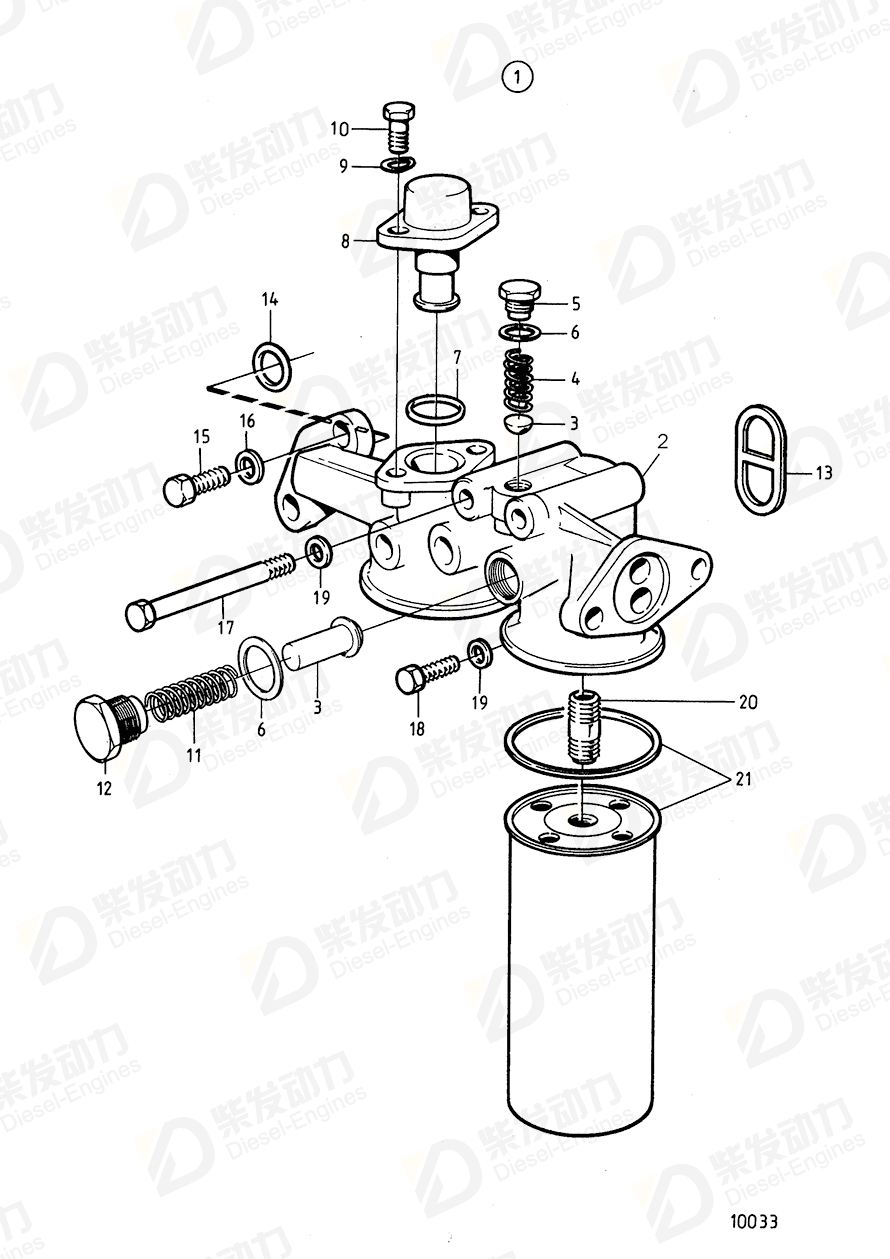 VOLVO Plug 968144 Drawing